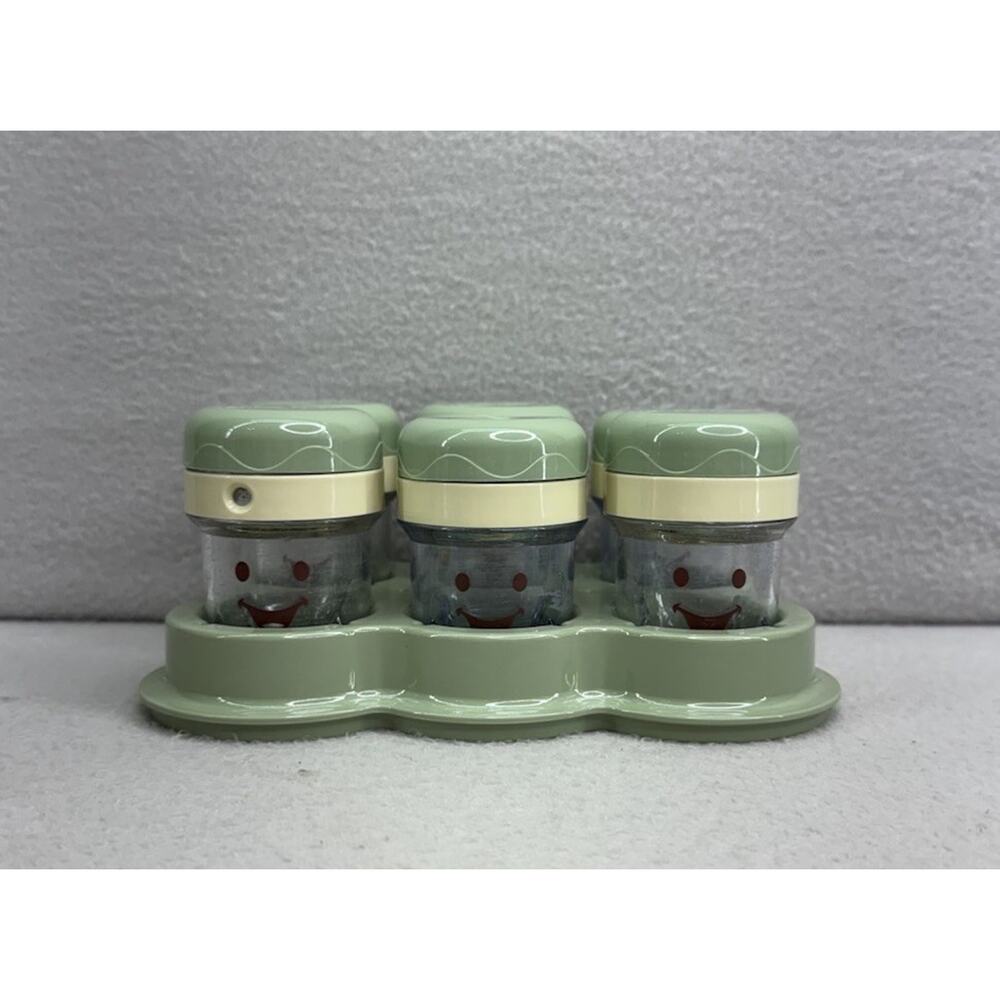 Baby Magic Bullet Replacement Cups Containers Date Dial Food Processor Storage